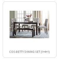 COS-BETTY DINING SET (1+4+1)
